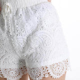 Bum Shorts in Cotton lace JASPER