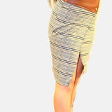 Checkers Pattern Skirt JASPER