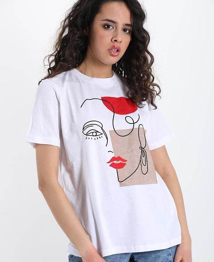 Cotton T-Shirt Artistic JASPER