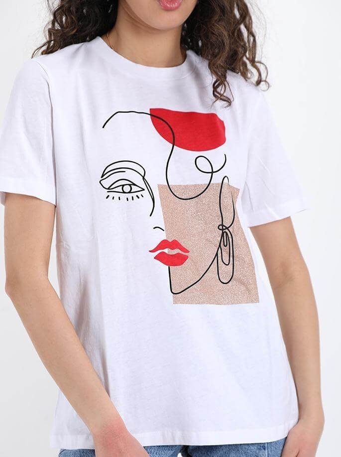 Cotton T-Shirt Artistic JASPER