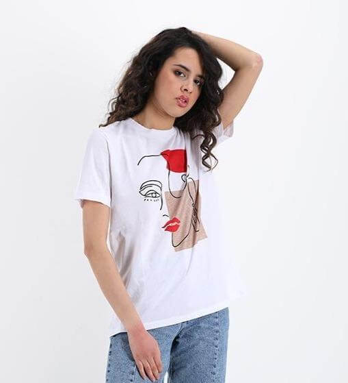 Cotton T-Shirt Artistic JASPER
