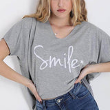 Cotton T-Shirt Smile JASPER