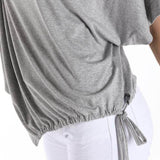 Cotton T-shirts with Drawstrings JASPER