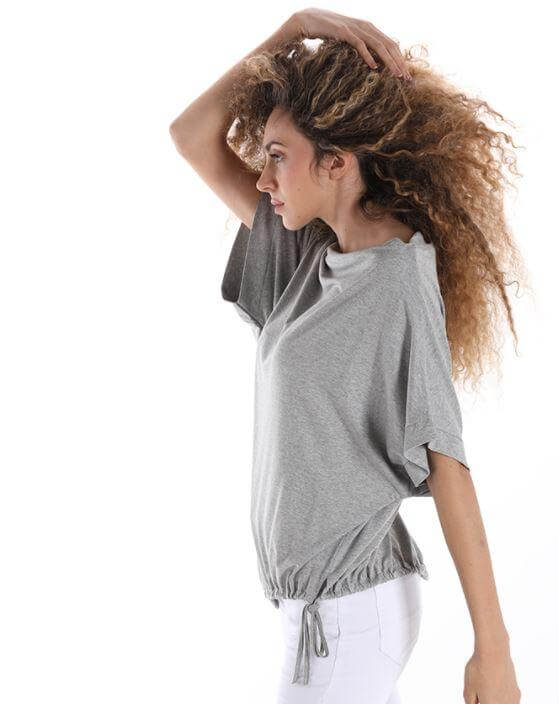 Cotton T-shirts with Drawstrings JASPER