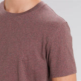 Cotton Unisex T-shirts Indian Red JASPER