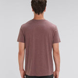 Cotton Unisex T-shirts Indian Red JASPER