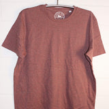 Cotton Unisex T-shirts Indian Red JASPER