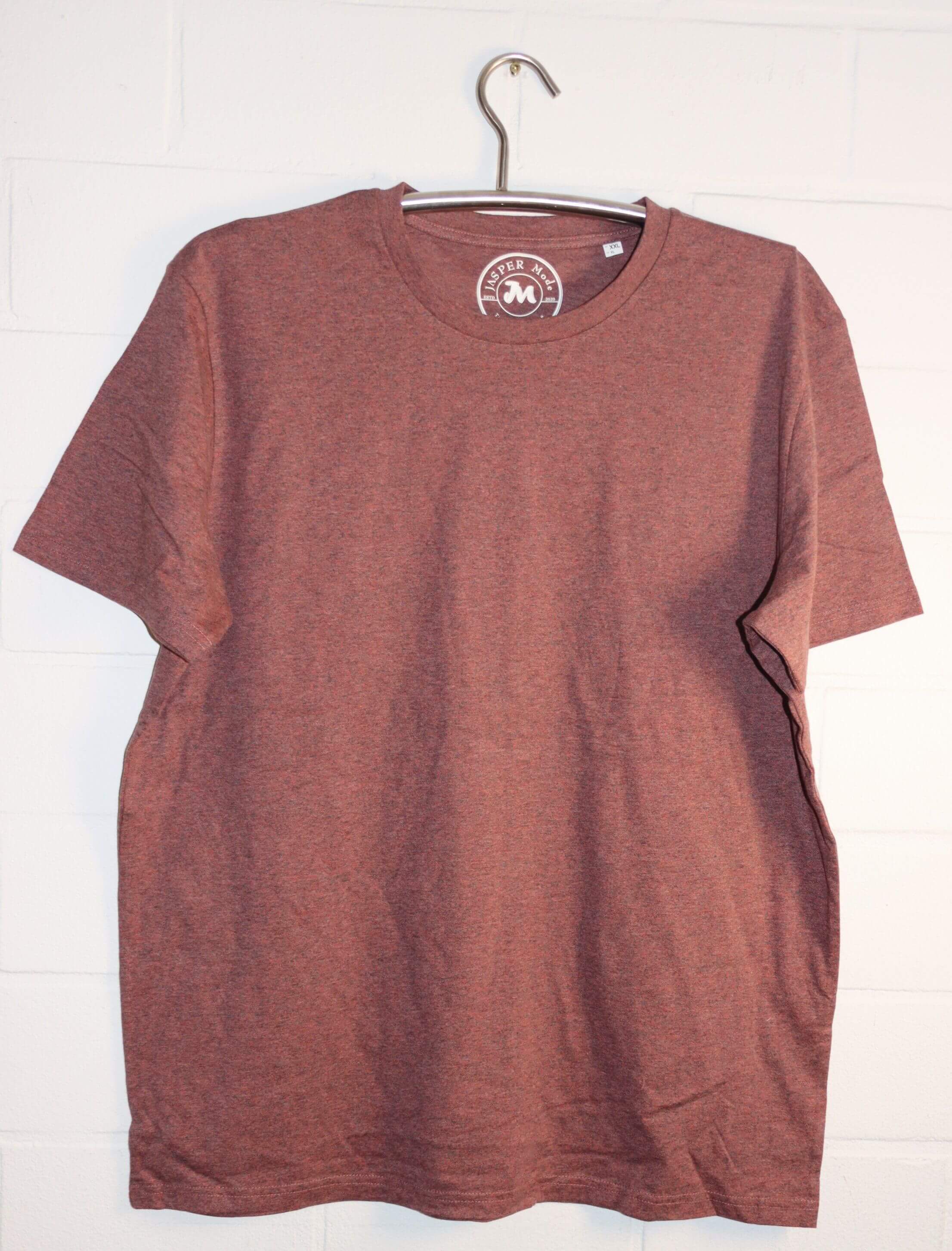 Cotton Unisex T-shirts Indian Red JASPER
