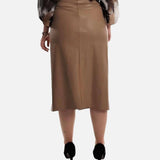 Egyptian Faux Leather Skirt JASPER