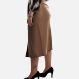 Egyptian Faux Leather Skirt JASPER