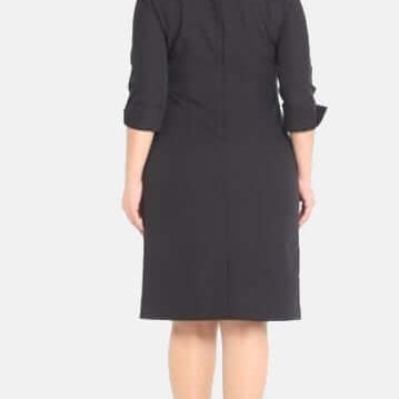 Embroidered Black Dress JASPER