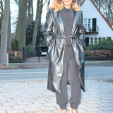 Faux Leather Trench coat JASPER