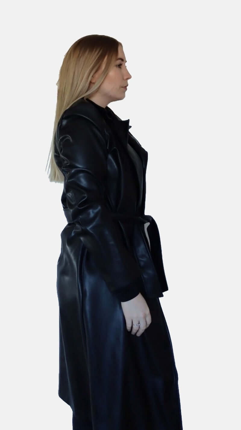 Faux Leather Trench coat JASPER