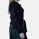 Faux Leather Trench coat JASPER