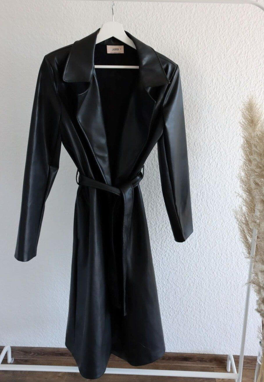 Faux Leather Trench coat JASPER