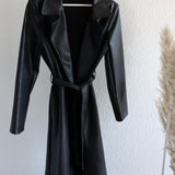 Faux Leather Trench coat JASPER
