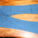 flare jeans, ripped edge jeans, blue jeans, jeans woman