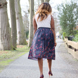 Floral Gathers Skirt Globaltex