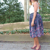 Floral Gathers Skirt Globaltex