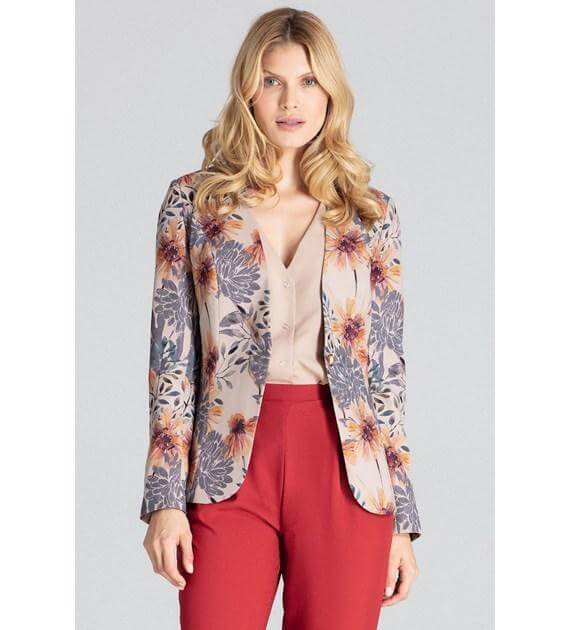 Floral Pattern Blazer