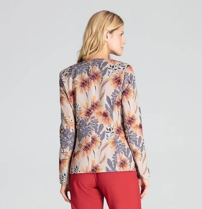 Floral Pattern Blazer