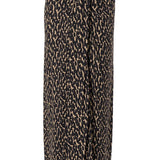 Leo Print Skirt, Leo Print Skirt, leo pattern skirt with slit, Skirt Woman, Skirt black