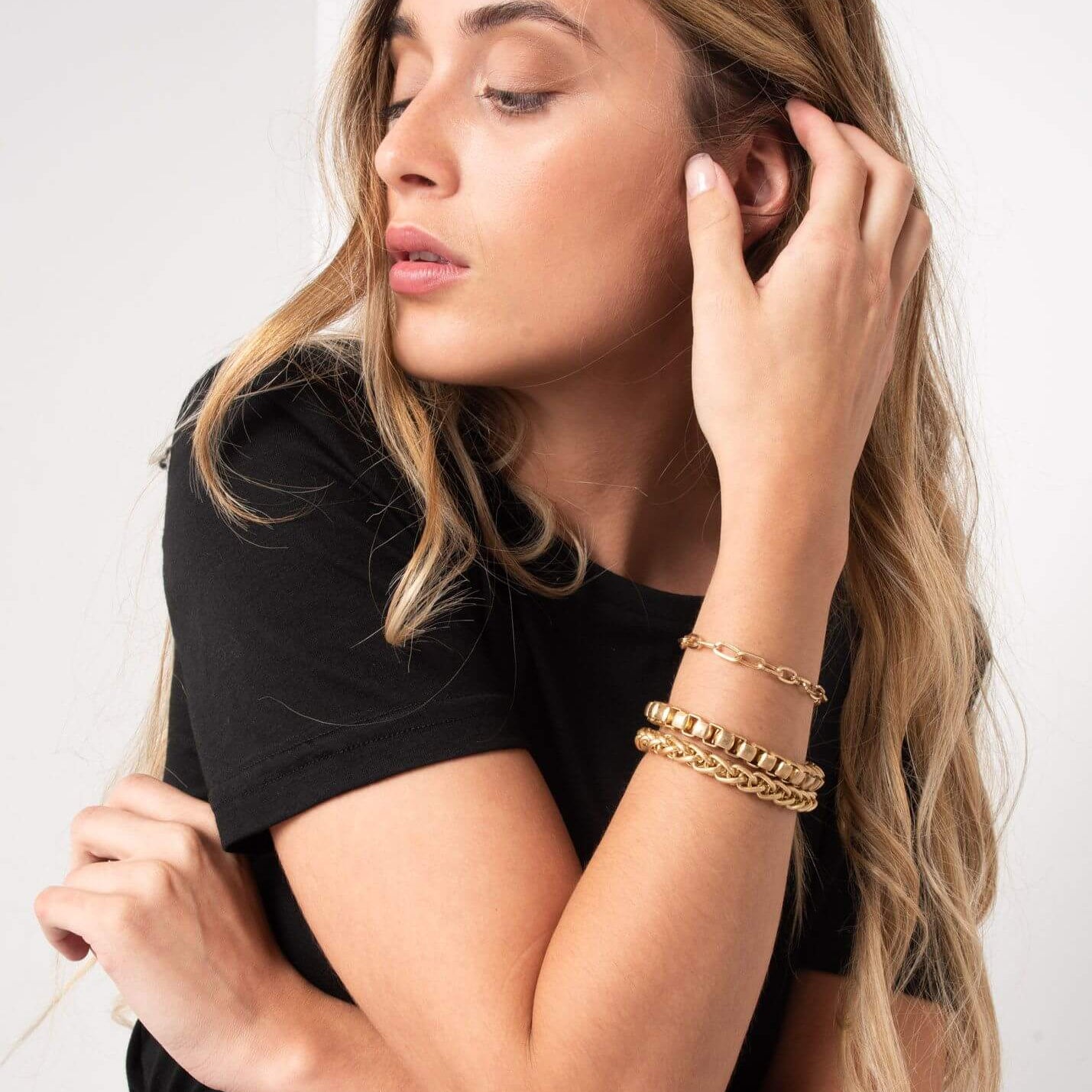 Link bracelet thierry gold