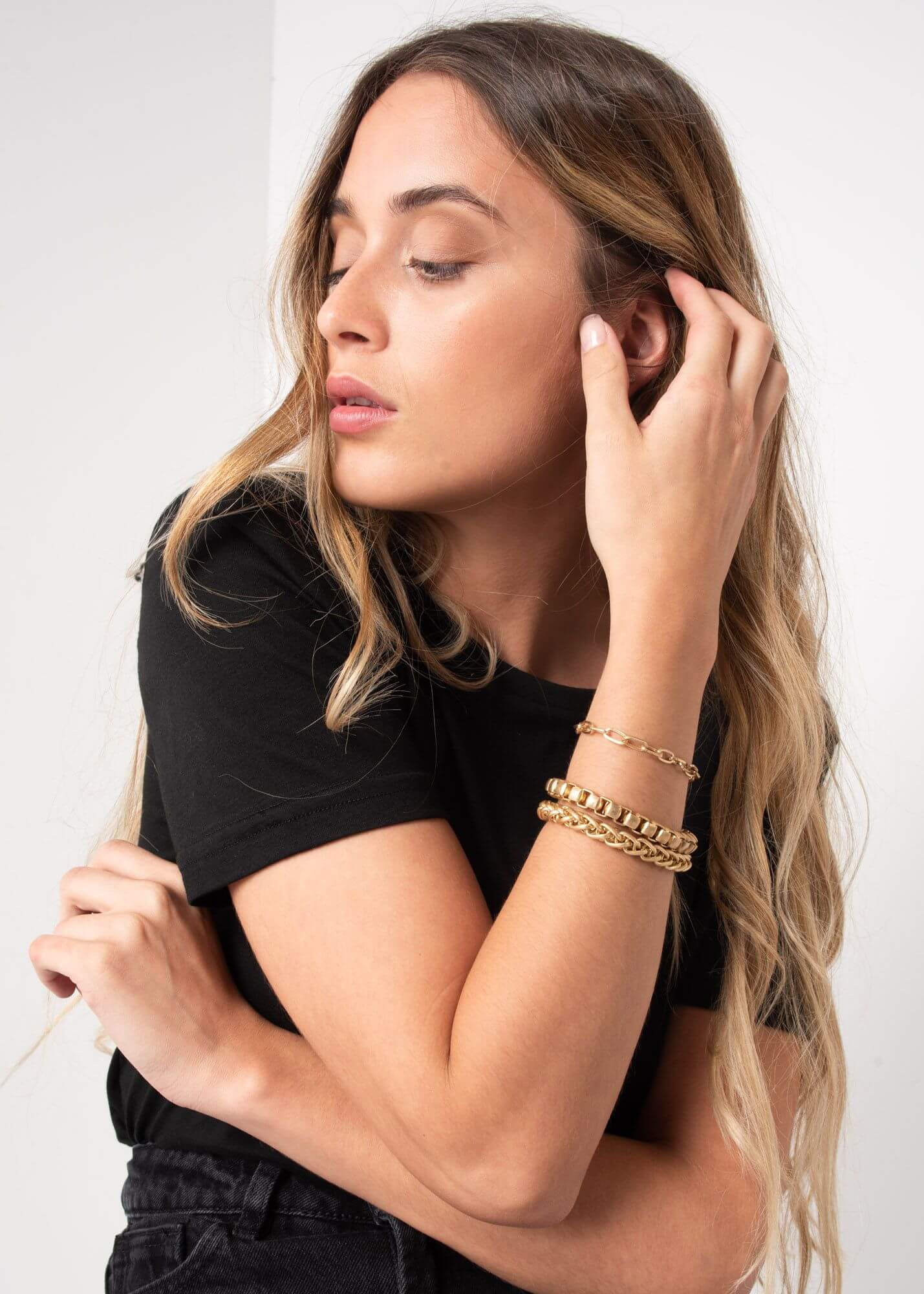 Link bracelet thierry gold