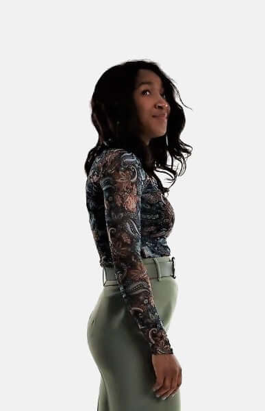 Mesh Bodysuit Globaltex, Mesh Bodysuit,Women's Bodysuit, Longsleeves Bodysuit, Fishnet Bodysuit