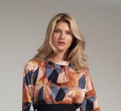 Metrix Pattern Blouse, Metrix Pattern Blouse, blouse Woman, metrix prints blouse longsleeves