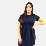 Prom Quilted Dress Mini dress, Navy dress ladies