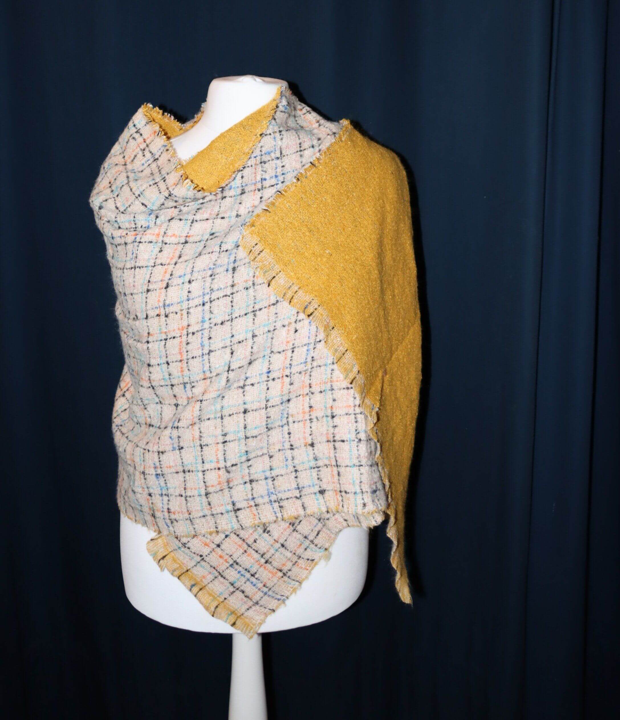 Reversible Fringe Scarf