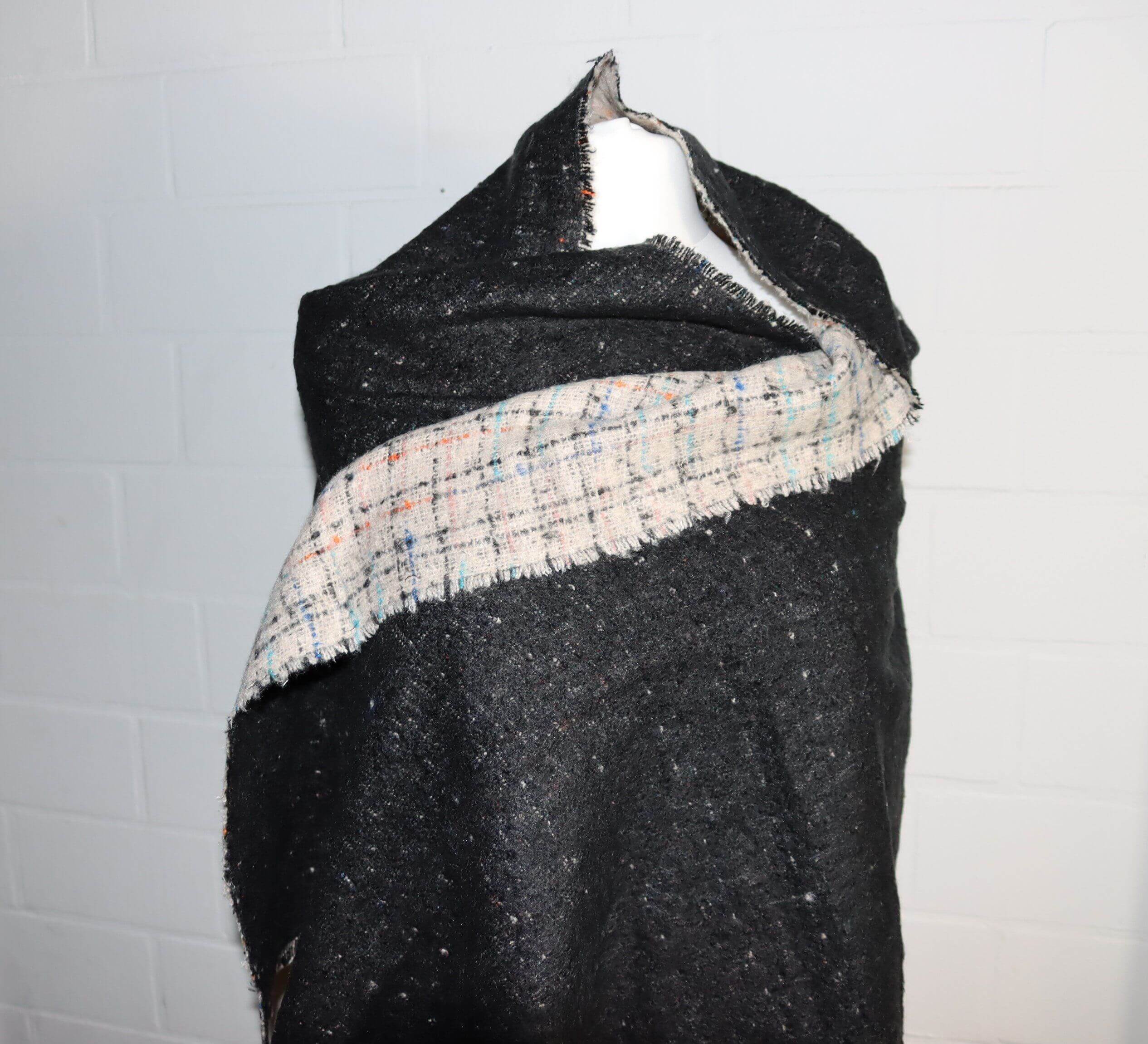 Reversible Fringe Scarf
