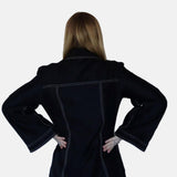 Shacket Jacket, blaze shirt, black blazer cotton
