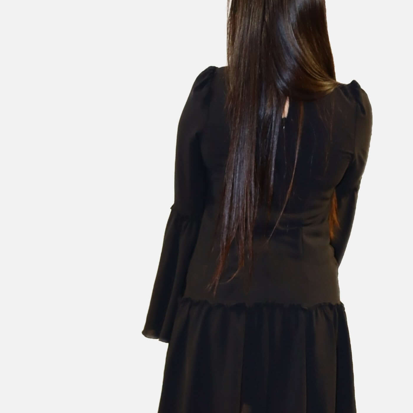 Short Gathers Dress , Little Black Dress, flare dress, flare black dress, dress woman,