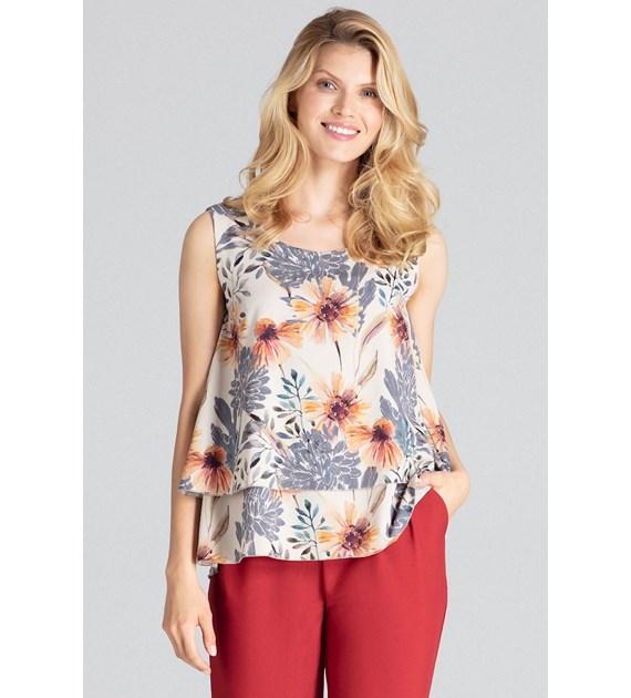 Sleeveless Floral Blouse Globaltex