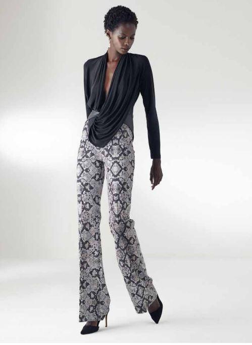 Snake prints trousers