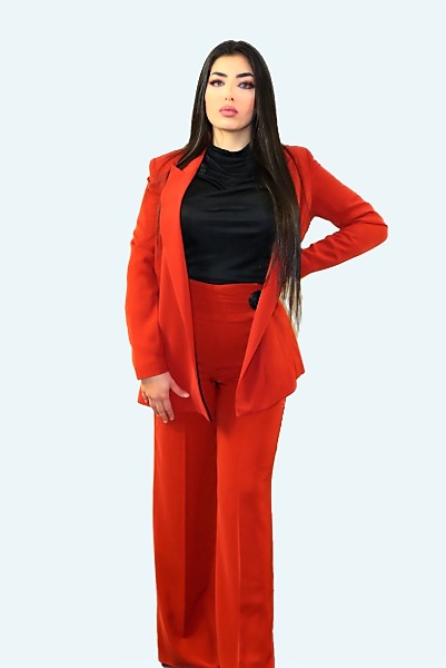 Straight Flowing Trousers , straight flowing trousers darkred, trousers women , wide leg trousers