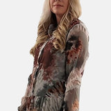 Tie dye Gathers Dress JASPER Mode