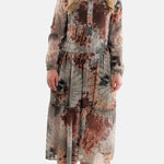 Tie dye Gathers Dress JASPER Mode