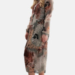 Tie dye Gathers Dress JASPER Mode