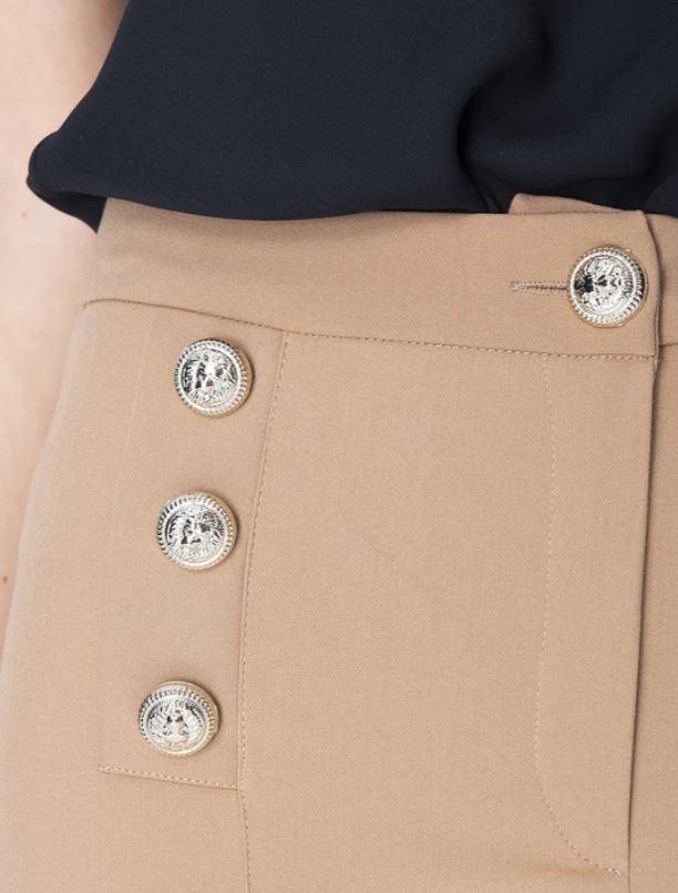 Trousers with Buttoned Crest JASPER