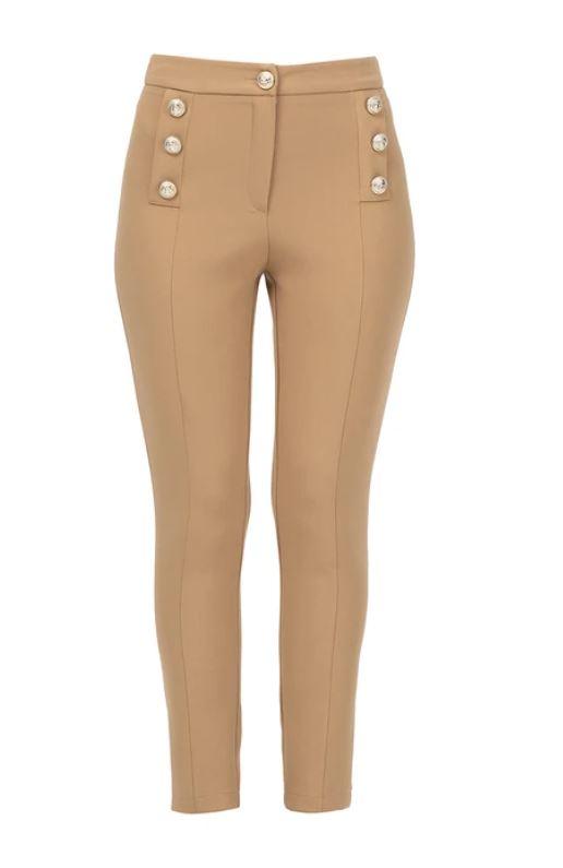 Trousers with Buttoned Crest JASPER