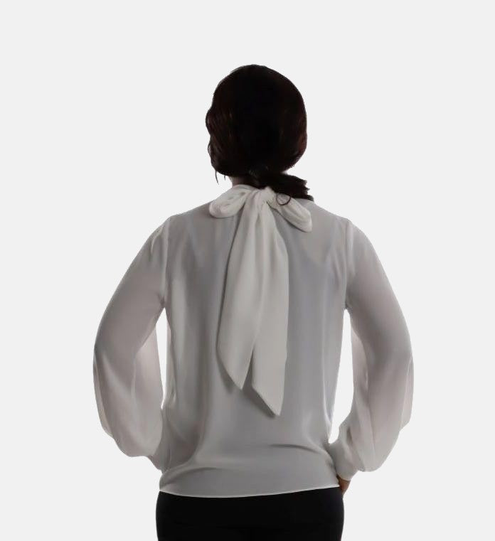 Twill Bow Blouse JASPER