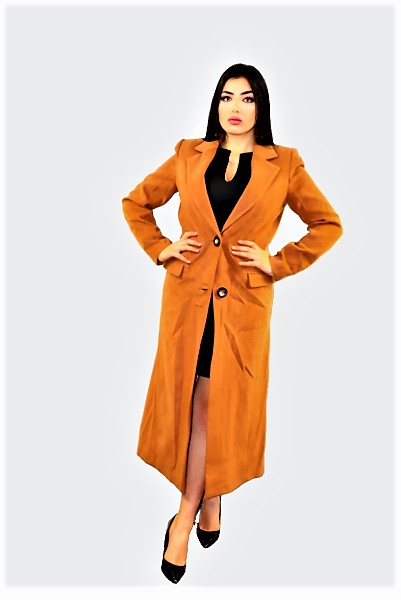 Wool Lapel Coat JASPER