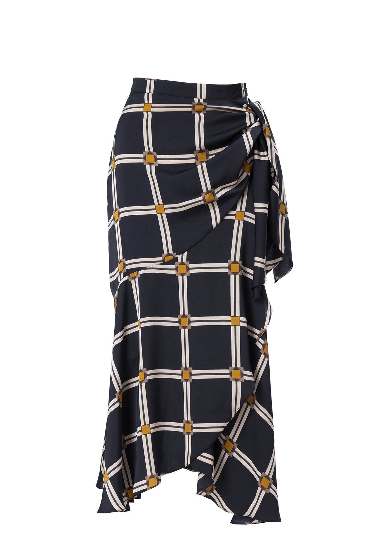 Wrap Cube Skirt JASPER, Wrap Skirt Pattern, boohoo wrap Skirt, Maxi Wrap Skirt