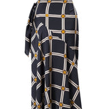 Wrap Cube Skirt JASPER, Wrap Skirt Pattern, boohoo wrap Skirt, Maxi Wrap Skirt