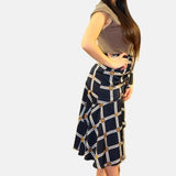 Wrap Cube Skirt JASPER, Wrap Skirt Pattern, boohoo wrap Skirt, Maxi Wrap Skirt