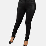 Zebra Print Leather Pants JASPER