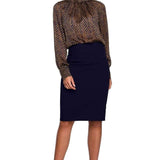 Chiffon Blouse with Bow-tie